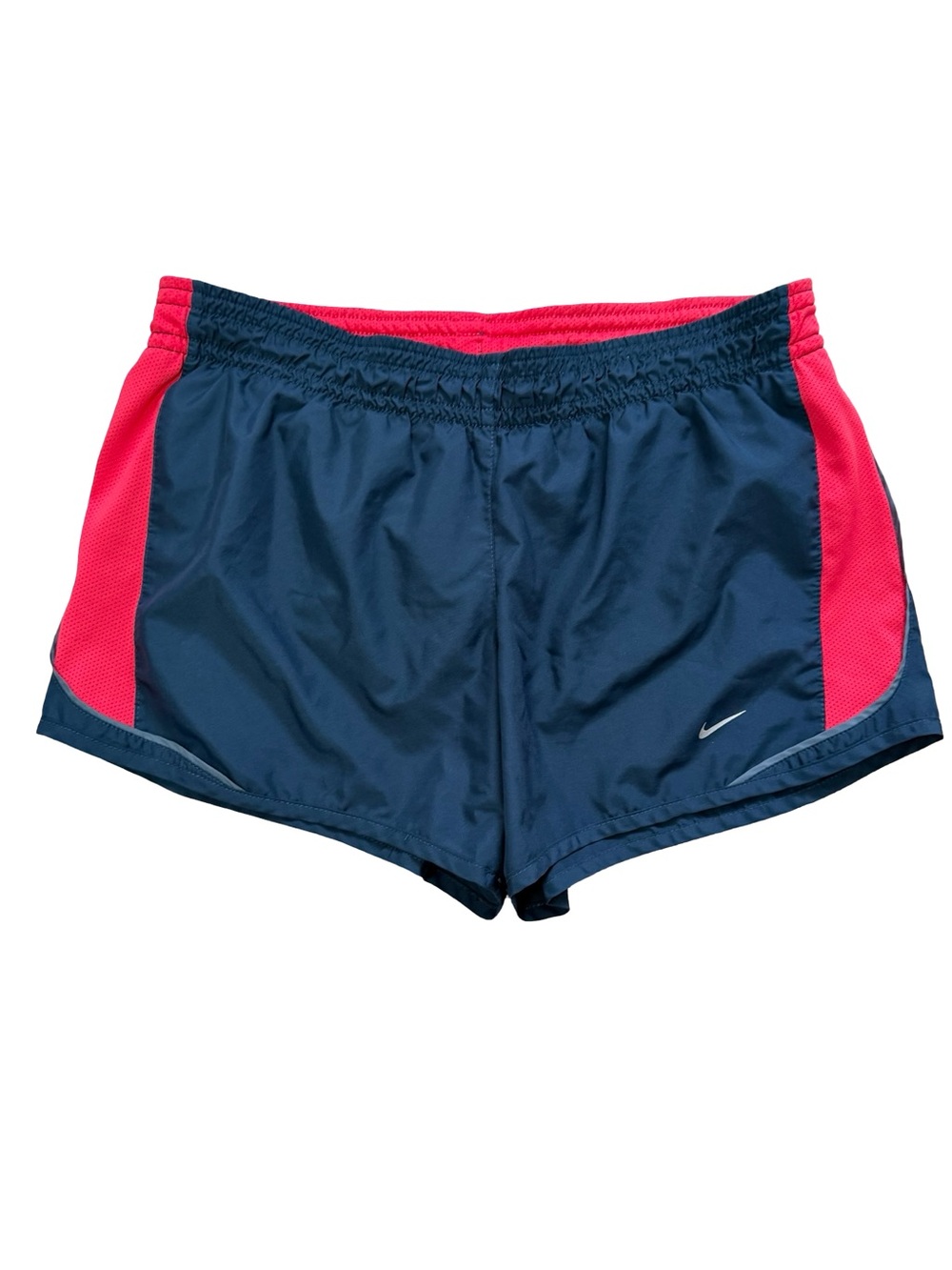 Nike Black and Pink Dri-FIT Running Shorts